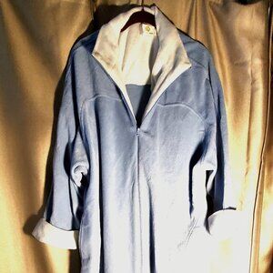NEW Stan Herman Robe Loungewear Blue- Size1X